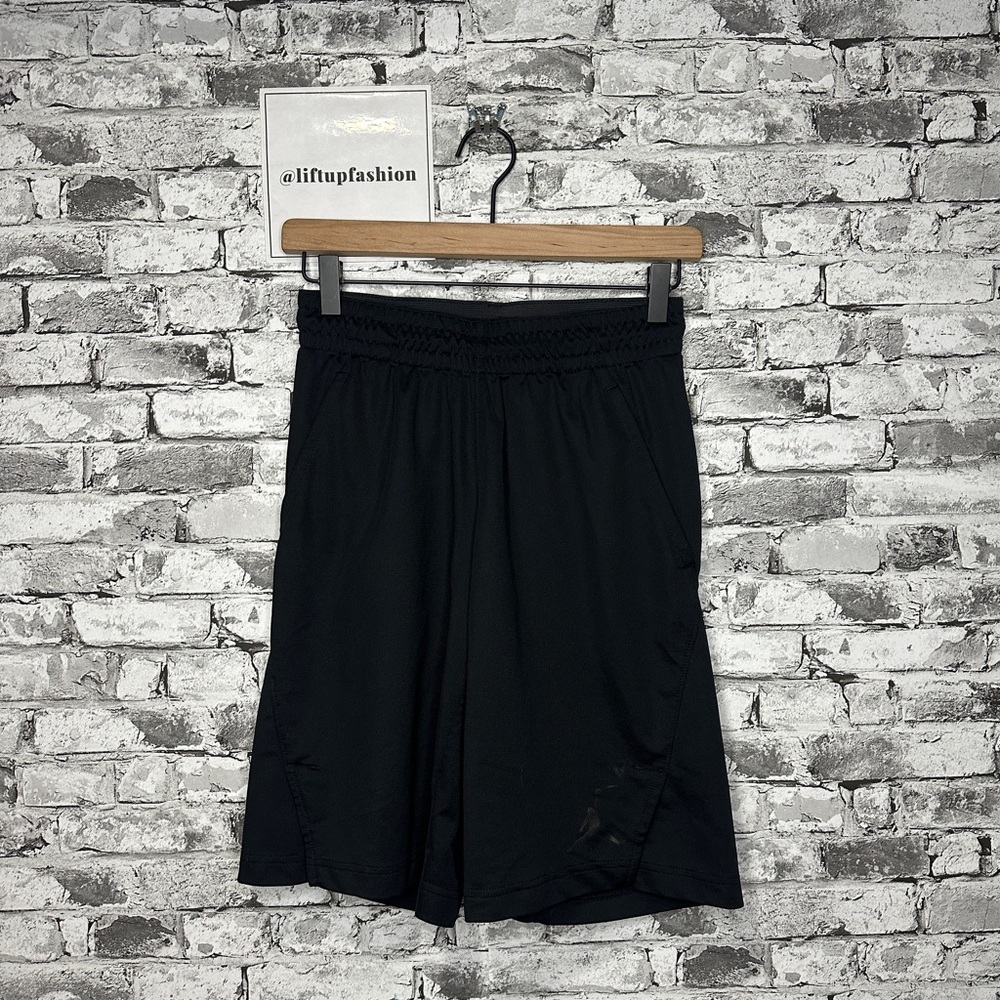 EUC Air Jordan Nike Dri-FIT Black Basketball Shorts Size Youth Small